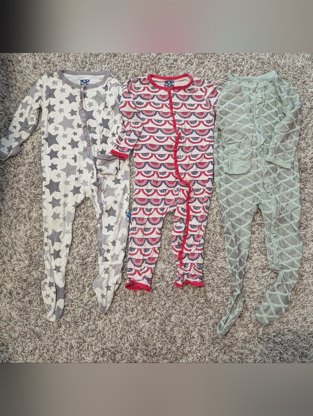 Girls Kickee Pants Pajamas 6-9 Months